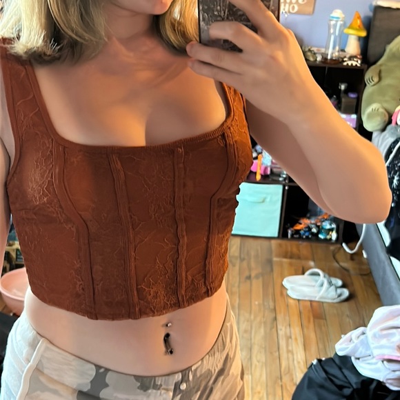 Never used lace top with button up back. - Picture 6 of 6